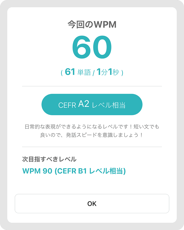 WPMの表示